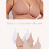Branco, Chocolate e Mousse
