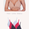Preto - Lichia - Branco