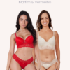 marfim e vermelho