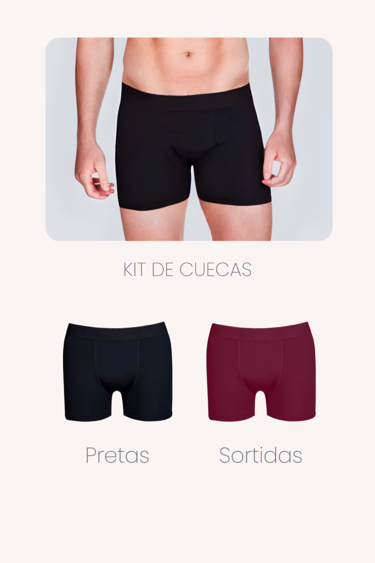 Kit Cueca Boxer