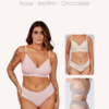 ROSA MARFIM E CHOCOLATE