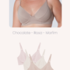 ROSA MARFIM E CHOCOLATE