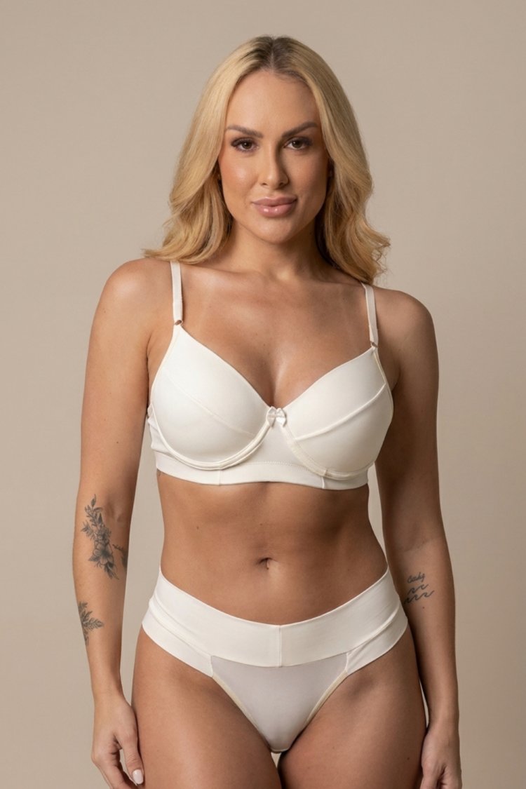 Conjunto em Microfibra Sem Bojo